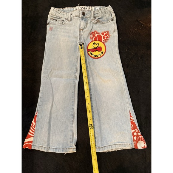 Joe's Jeans Toddler 5T Denim Hippie Woodstock‎ Handmade Reworked - Picture 11 of 11